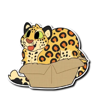 📦 emoji Leopard Telegram sticker 14 of 30