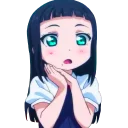 😳 emoji ariel chan pack c: Telegram sticker 15 of 64