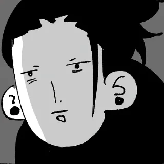 ⚫️ emoji Geto Suguru | @Toji_sama Telegram sticker 23 of 120