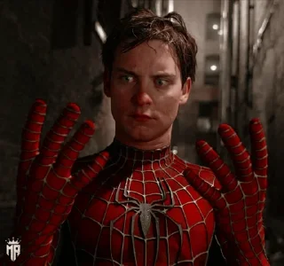 🕸 emoji Tobey Maguire | @Mythic_Stickers Telegram sticker 19 of 99