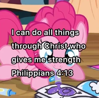 ✝️ emoji christian ponies ! Telegram sticker 8 of 15