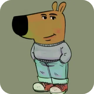 🙂 emoji чиловый парень by hipery Telegram sticker 9 of 29