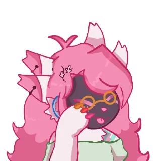 😛 emoji Minty 🌸 @mintyproot Telegram sticker 7 of 117