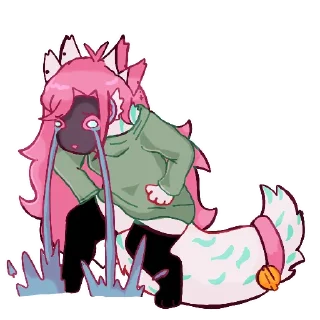 😭 emoji Minty 🌸 @mintyproot Telegram sticker 12 of 117
