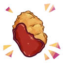 😊 emoji Nuggets Telegram sticker 3 of 8