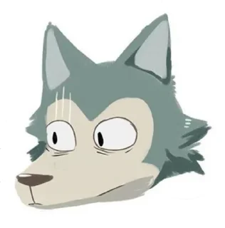 😶 emoji Beastars Telegram sticker 8 of 11