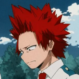 😔 emoji Kirishima uwu Telegram sticker 7 of 40