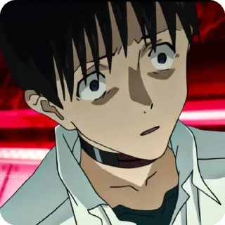 😱 emoji Evangelion ‣ @animestickersii @pinterest_to_stickerbot Telegram sticker 21 of 90