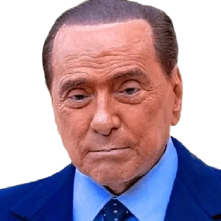 😕 emoji Silvio Berlusconi Telegram sticker 18 of 21