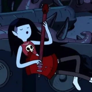 🎸 emoji Marceline👱‍♀ @yourstickerschnl Telegram sticker 20 of 79