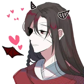 😍 emoji Hua Cheng @YaoiAnimesBR Telegram sticker 9 of 51