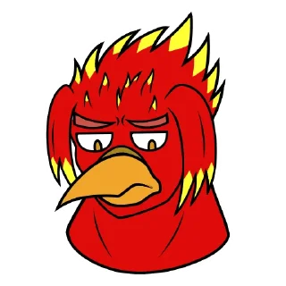😞 emoji Marcus Firestorm Telegram sticker 5 of 14