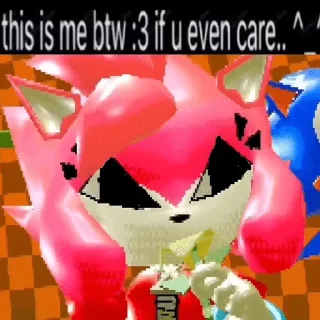 🌟 emoji Malware Amy → Sonic Rewrite // @rubynkoshaven Telegram sticker 9 of 110