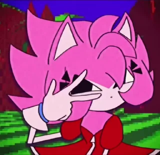🌟 emoji Malware Amy → Sonic Rewrite // @rubynkoshaven Telegram sticker 21 of 110