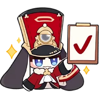👍 emoji Star Rail Telegram sticker 6 of 120