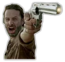 😡 emoji The Walking Dead Telegram sticker 18 of 70
