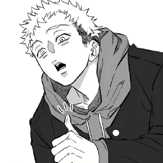 ⚫️ emoji Yuji Itadori | @Toji_sama Telegram sticker 6 of 80