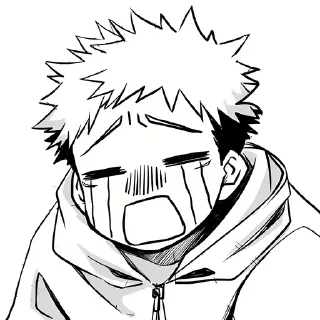 ⚫️ emoji Yuji Itadori | @Toji_sama Telegram sticker 19 of 80