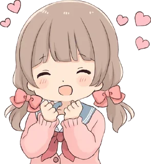 🥰 emoji ‎@cutegirldiary Telegram sticker 8 of 72