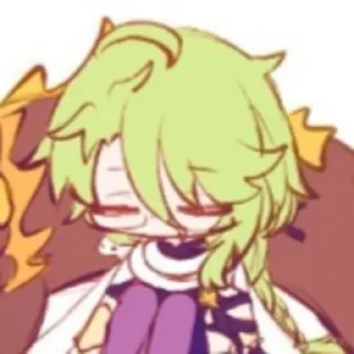 🍃 emoji Baizhu Telegram sticker 10 of 40