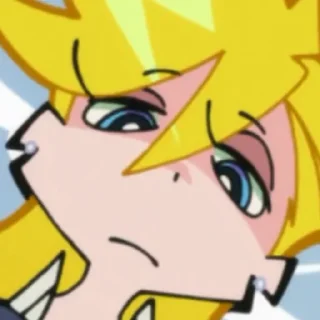 😐 emoji Panty & Stocking with Garterbelt Telegram sticker 4 of 91