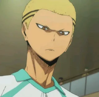 😑 emoji Haikyuu Telegram sticker 16 of 71
