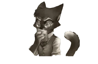 Sticker from Lackadaisy