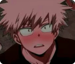 😳 emoji Bakugo tu patron Telegram sticker 24 of 29