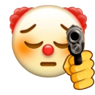 🤡 emoji CLOWNS - [Instagram: @WiStickers] Telegram sticker 13 of 30