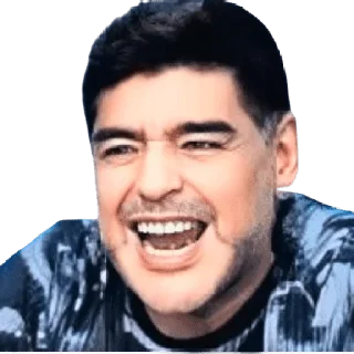 Sticker from Maradona