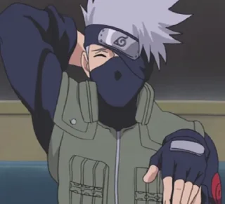 🍃 emoji Kakashi hatake Telegram sticker 11 of 53