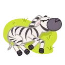 😠 emoji Debra Zebra Telegram sticker 19 of 21