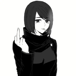 🖤 emoji Shoko Ieiri | @Toji_sama Telegram sticker 18 of 120