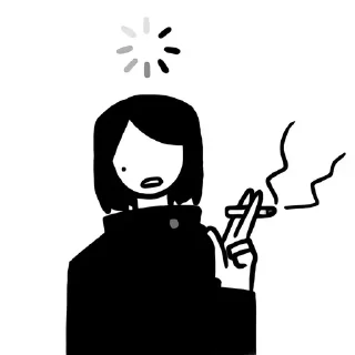 🖤 emoji Shoko Ieiri | @Toji_sama Telegram sticker 23 of 120