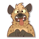 Sticker from Spotted Hyena