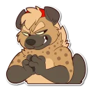 Sticker from Spotted Hyena