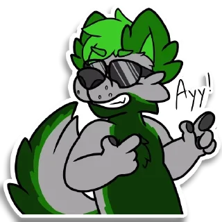 😎 emoji Fauxil’s Stinky Stickers Telegram sticker 22 of 109