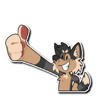 👍 emoji Tiderace Telegram sticker 6 of 61