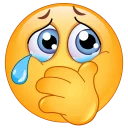 😢 emoji Emoticons Telegram sticker 5 of 119