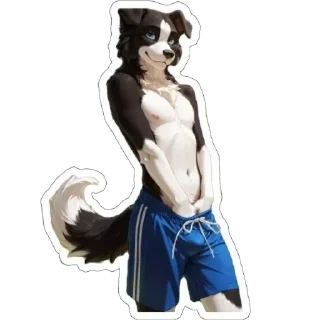 😇 emoji Furries Telegram sticker 21 of 41