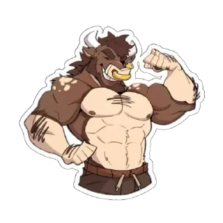 💪 emoji Furries Telegram sticker 3 of 41