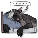 💤 emoji Ryff the Spotted Hyena Telegram sticker 21 of 32