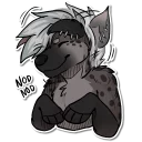 🙂 emoji Ryff the Spotted Hyena Telegram sticker 14 of 32