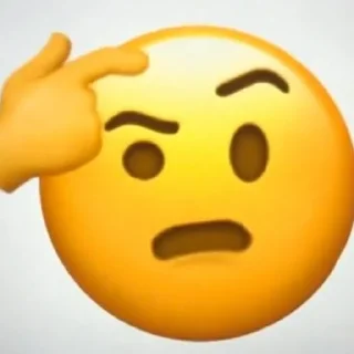 🤨 emoji Emoji's mood's Telegram sticker 5 of 51