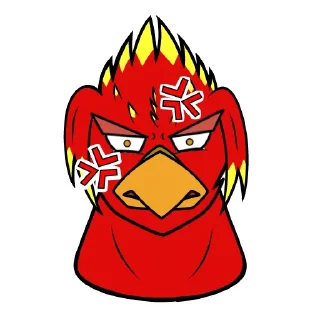 😡 emoji Marcus Firestorm Telegram sticker 6 of 14