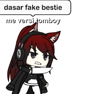 🖕 emoji gacha life @osamuugf Telegram sticker 14 of 17