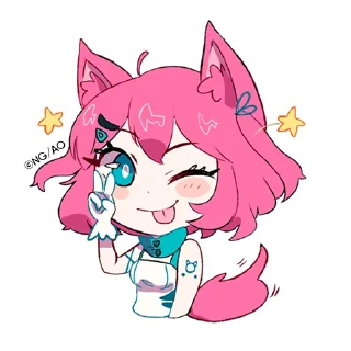 Sticker from Nyami (Anime Onegai)