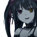 😀 emoji Tokisaki Kurumi @Bianca43 Telegram sticker 8 of 25