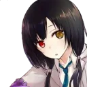 😕 emoji Tokisaki Kurumi @Bianca43 Telegram sticker 21 of 25
