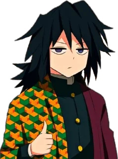 👍 emoji Giyu tomioka Telegram sticker 7 of 10